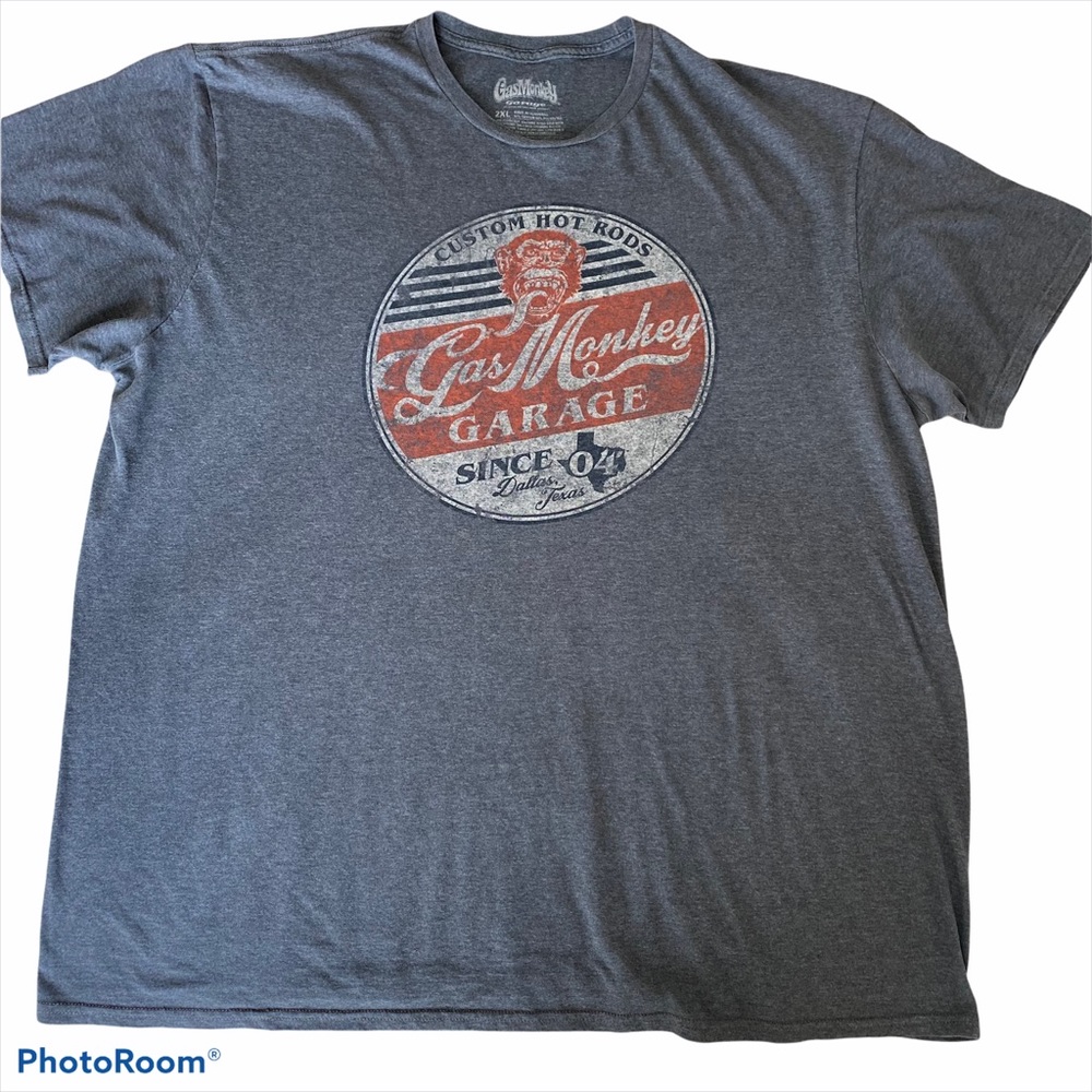SOLD Gas Monkey Garage Men’s Gray Graphic Tee Shirt 2XL - Picture 6 of 6